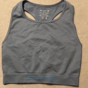 Gymshark dupe, Jed North racer back sports bra in baby blue
